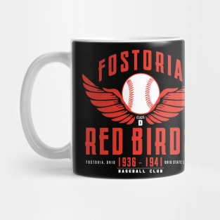 Fostoria Red Birds Mug